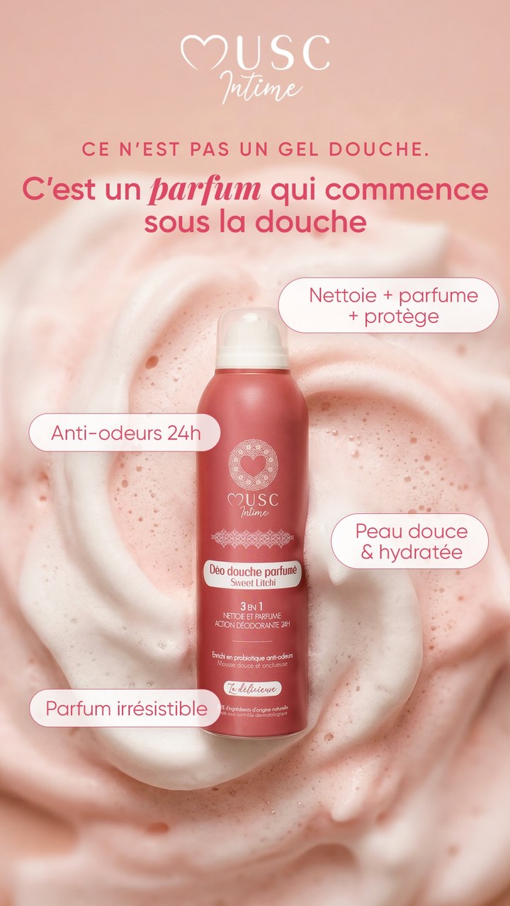 Visuel publicitaire Musc Intime